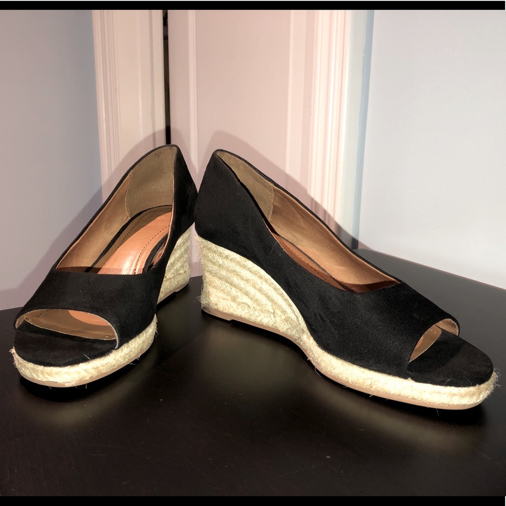 H&M espadrille wedge shoes